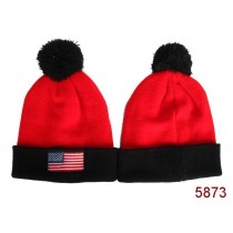 American Flag Knit Hats Red 004