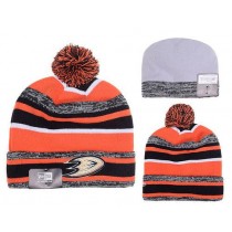 Anaheim Ducks Beanies Knit Hats Winter Caps Stripe