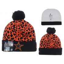 NFL Dallas Cowboys New Era Black/Orange Beanie Knit Hats