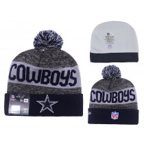 NFL Dallas Cowboys New Era Gray/Navy Blue Beanie Knit Hats
