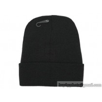 Blank Beanie Knit Hats Caps Black 4