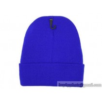 Blank Beanie Knit Hats Caps Blue 6
