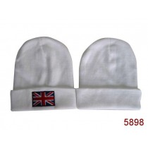British Flag Beanies Knit Hats White 004