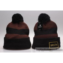 Brixton Beanies Knit Winter Caps Brown