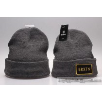 Brixton Beanies Knit Winter Caps Gray No Ball