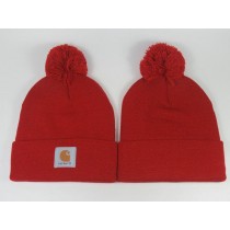 Carhartt Beanies Knit Hats Red 002
