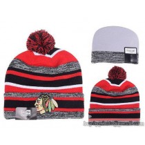 Chicago Blackhawks Beanies Knit Hats Winter Caps Stripe