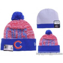 Chicago Cubs Word Fuzz Beanies Knit Hats