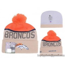 Denver Broncos Beanies Knit Hats Winter Caps Beige