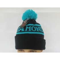 Diamond Beanies Knit Hats Black 002