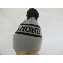 Diamond Beanies Knit Hats Gray 004