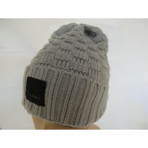Diamond Beanies Knit Hats Gray 006