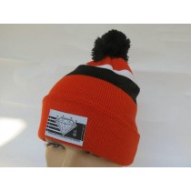 Diamond Beanies Knit Hats Orange 001