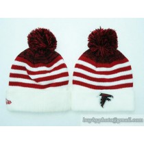 Falcons Beanies White Stripe/Red (6)