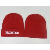 Homies Beanies Knit Caps Red 010