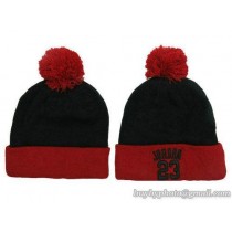 Jordan Beanies Knit Hats Black/Red 102