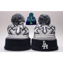 MLB Losangels Dodgers Beanies Knit Reflector Cap