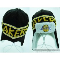 NBA Lakers Los Angeles Lakers Beanies Winter Hats Ear Flaps Caps