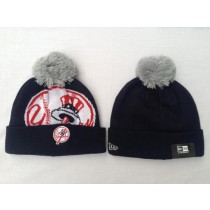 New York Yankees New Era Beanies Hats MLB Knit Caps Black 047