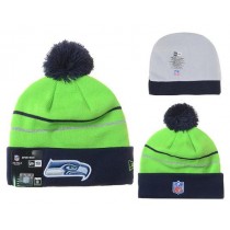 NFL SEATTLE SEAHAWKS Reflective Knit Beanies Hats New Era