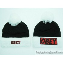 OBEY Beanies Knit Hats Blak/White (21)