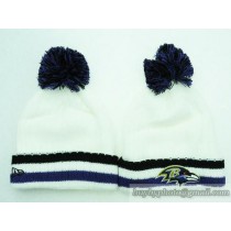 Ravens Beanies White Ball (14)