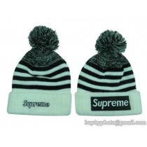 Supreme Beanies Knit Hats Black/White 138