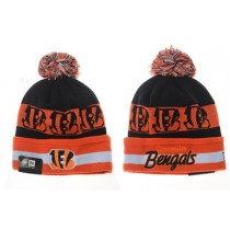 NFL CINCINNATI BENGALS BEANIES STRIPE KNIT HATS 