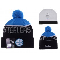 NFL Pittsburgh Steelers New Era Beanies Knit Hats Black Blue