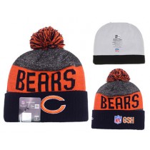 NFL CHICAGO BEARS BEANIES KNIT HATS BLACK GREY