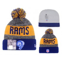 NFL ST LOUIS RAMS BEANIES Sport New Era Knit Hats Caps Blue Grey