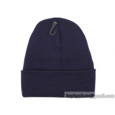 Blank Beanie Knit Hats Caps Navy 2