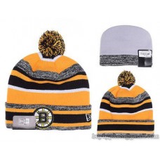 Boston Bruins Beanies Knit Hats Winter Caps Stripe