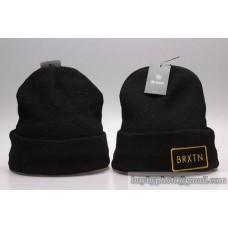 Brixton Beanies Knit Winter Caps Black No Ball