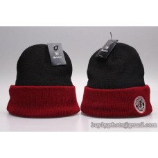 Brixton Beanies Knit Winter Caps Black Wine