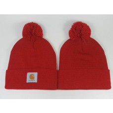 Carhartt Beanies Knit Hats Red 002
