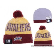 Cleveland Cavaliers Word Fuzz Beanies Knit Hats