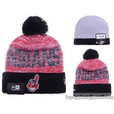 Cleveland Indians Word Fuzz Beanies Knit Hats