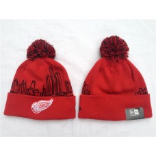 Detroit Red Wings NHL Beanies New Era Knit Hats Red 0469764