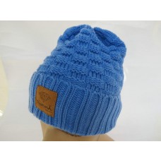 Diamond Beanies Knit Hats Blue 009