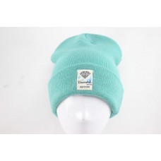 Diamond Beanies Knit Hats Blue 011