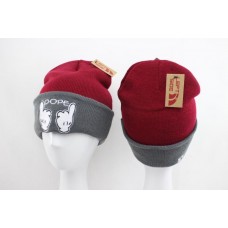 Dope Red 100 Beanies Knit Hats