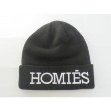 Homies Beanies Knit Caps Black 007