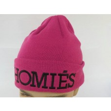 Homies Beanies Knit Caps Pink 009