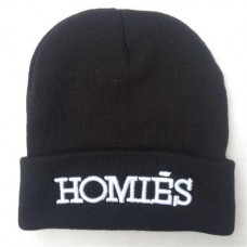 Homies Beanies Knit Hats Black