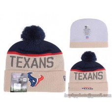 Houston Texans Beanies Knit Hats Winter Caps Beige