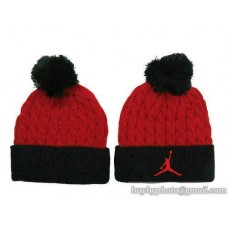 Jordan Beanies Knit Hats Red/Black 111