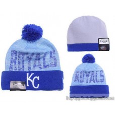 Kansas City Royals Word Fuzz Beanies Knit Hats