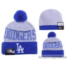 Los Angeles Dodgers Word Fuzz Beanies Knit Hats