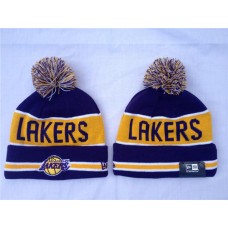 Los Angeles Lakers New Era Knit Beanie Hats 1179740